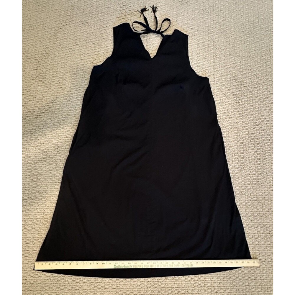 Chico's Women's The Black Trapeze Midi Dress Size 3 (XL-16) Sleeveless A-Line